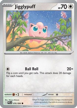 Jigglypuff 076 - ME02 Phantasmal Flames Reverse Holofoil