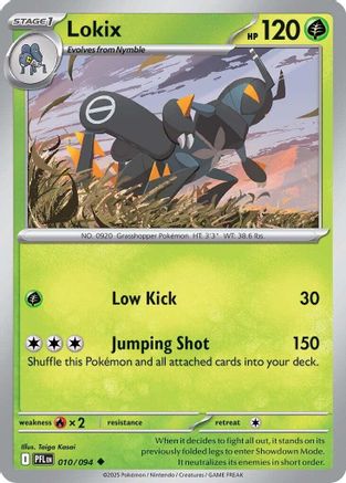 Lokix 010 - ME02 Phantasmal Flames Reverse Holofoil - Golden Apple Comics
