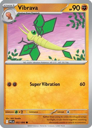 Vibrava 052 - ME02 Phantasmal Flames Reverse Holofoil
