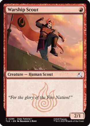 Warship scout (0285) (TLE-285) - Avatar: The Last Airbender: Eternal-Legal