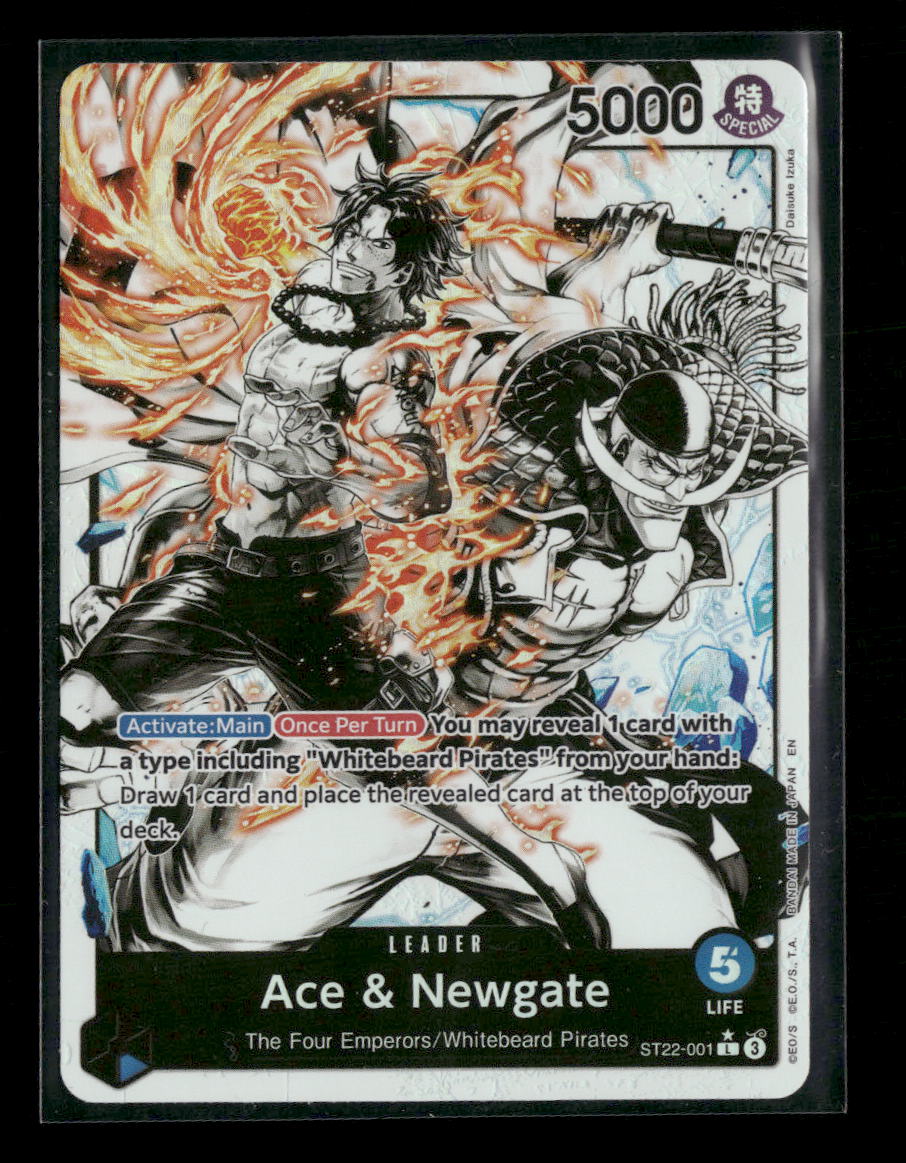 Starter Deck 22: Ace & Newgate Ace & Newgate (Parallel) #ST22-001