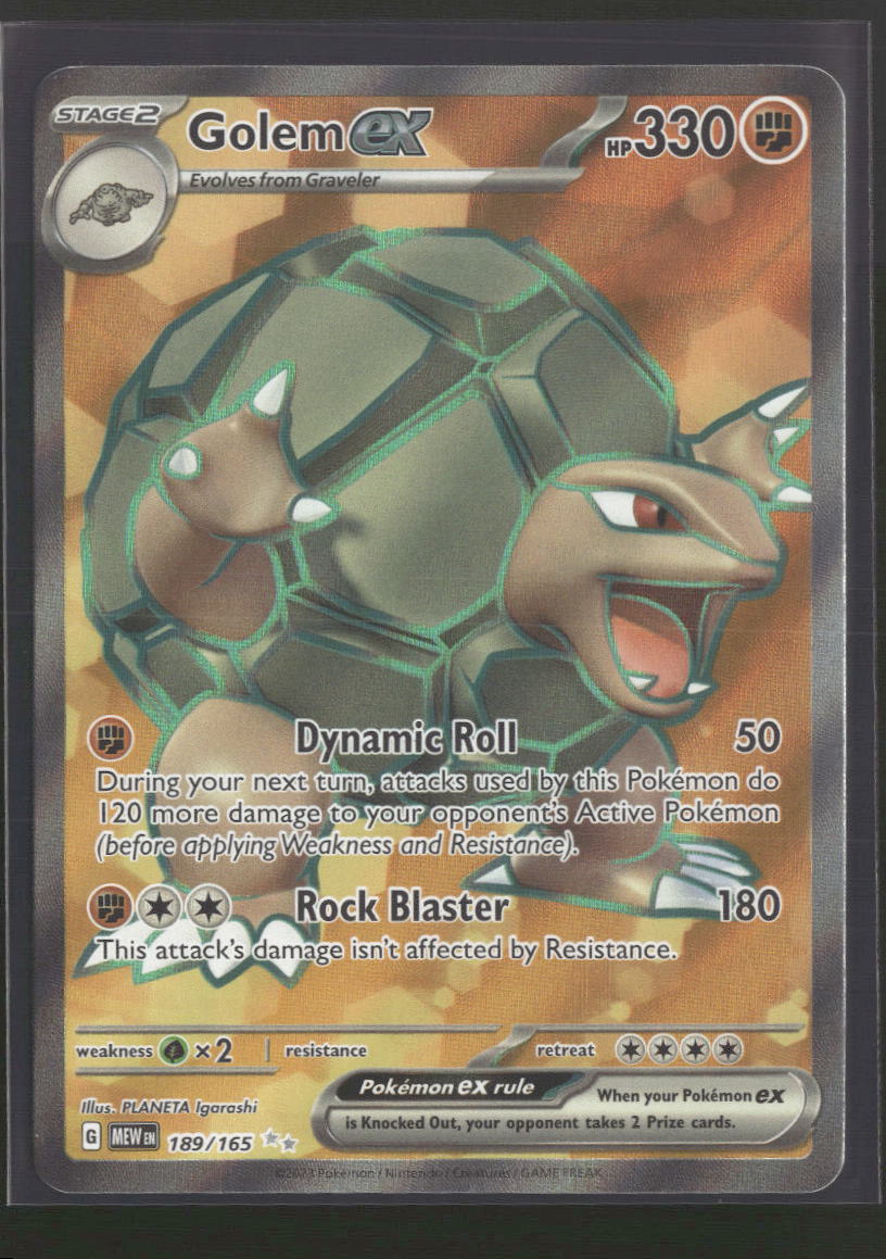 SV: Scarlet & Violet 151 Golem ex #189/165