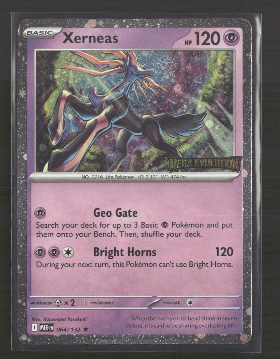 Miscellaneous Cards & Products Xerneas (Mega Evolution Stamped) #064/132