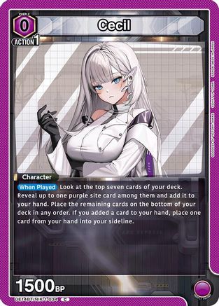 Cecil (UE14BT/NIK-1-034) - UE14BT GODDESS OF VICTORY NIKKE