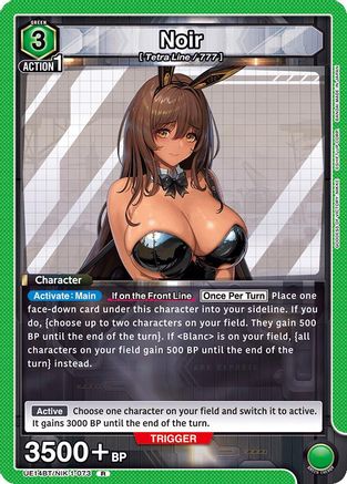 Noir (UE14BT/NIK-1-073) - UE14BT GODDESS OF VICTORY NIKKE Foil