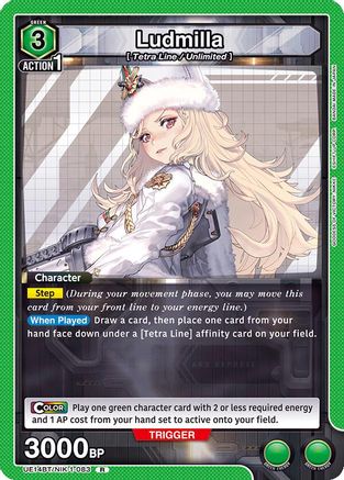 Ludmilla (UE14BT/NIK-1-083) - UE14BT GODDESS OF VICTORY NIKKE Foil