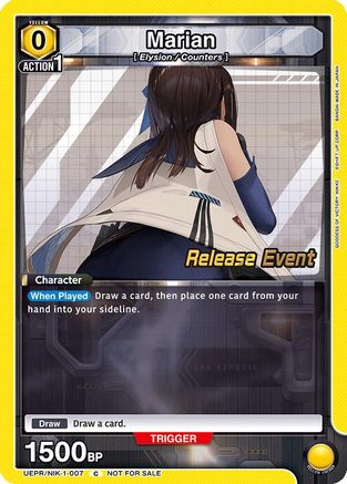 Marian (007) (UEPR/NIK-1-007) - UE14BT GODDESS OF VICTORY NIKKE Release Event Cards