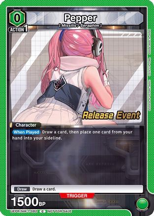 Pepper (UEPR/NIK-1-082) - UE14BT GODDESS OF VICTORY NIKKE Release Event Cards