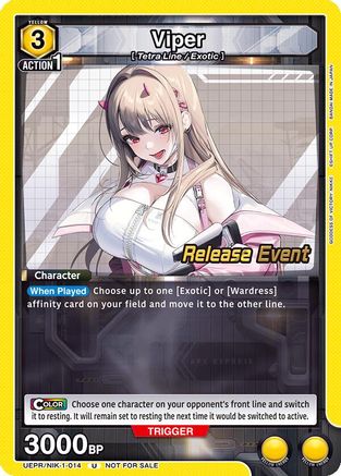 Viper (014) (UEPR/NIK-1-014) - UE14BT GODDESS OF VICTORY NIKKE Release Event Cards