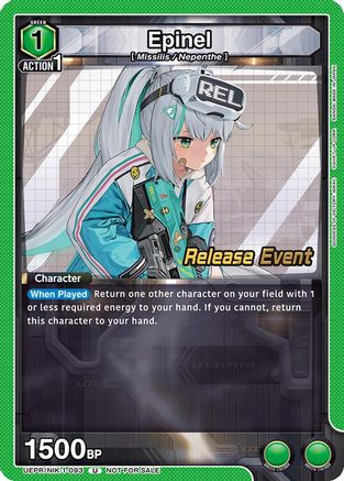 Epinel (UEPR/NIK-1-093) - UE14BT GODDESS OF VICTORY NIKKE Release Event Cards