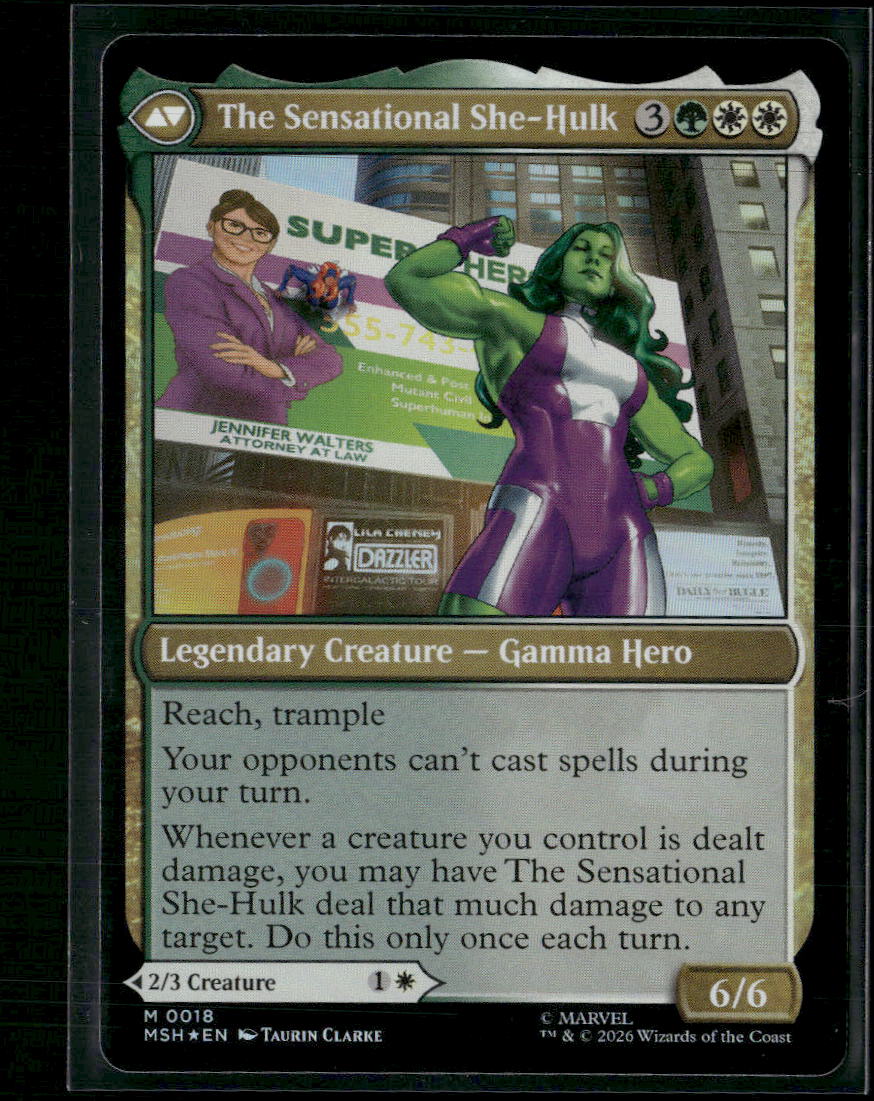 Marvel Super Heroes Jennifer Walters Foil #18