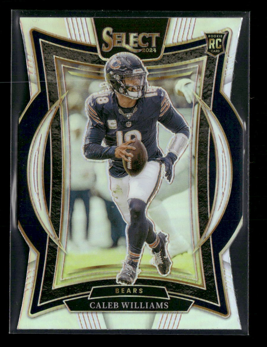 2024 Panini Select Silver Prizm Die Cut Caleb Williams Rookie #25