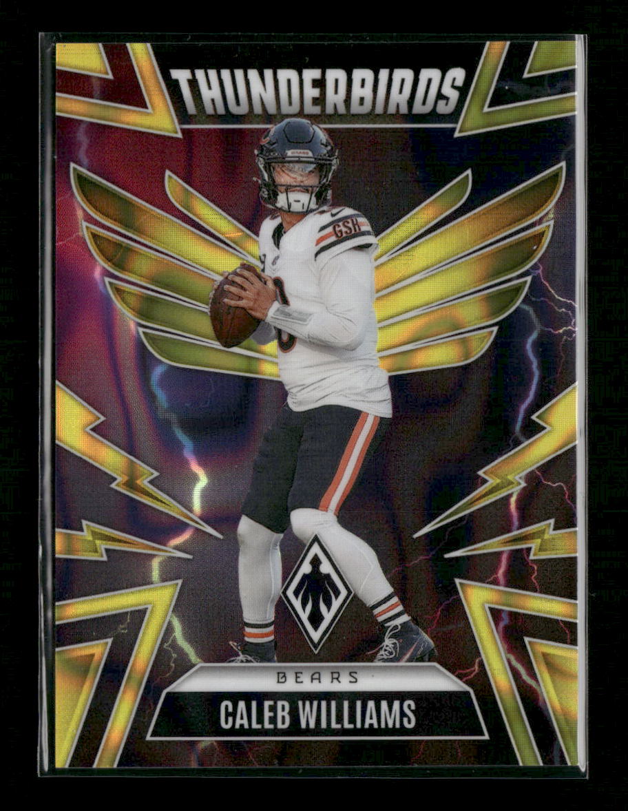 2025 Panini Phoenix Thunderbirds Yellow Lava Prizm Caleb Williams #/99 #8