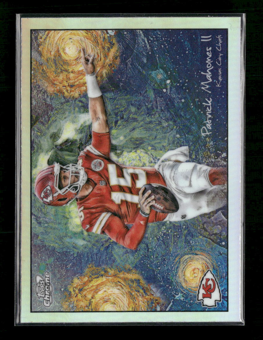 2025 Topps Chrome Cosmic Stars in the Night Patrick Mahomes II #STN-14