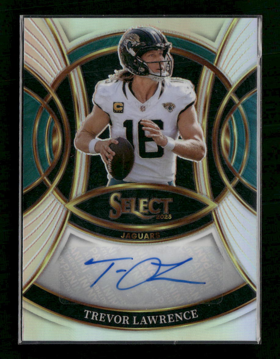 2025 Panini Select Signatures Prizm Trevor Lawrence Auto #SP-TVL
