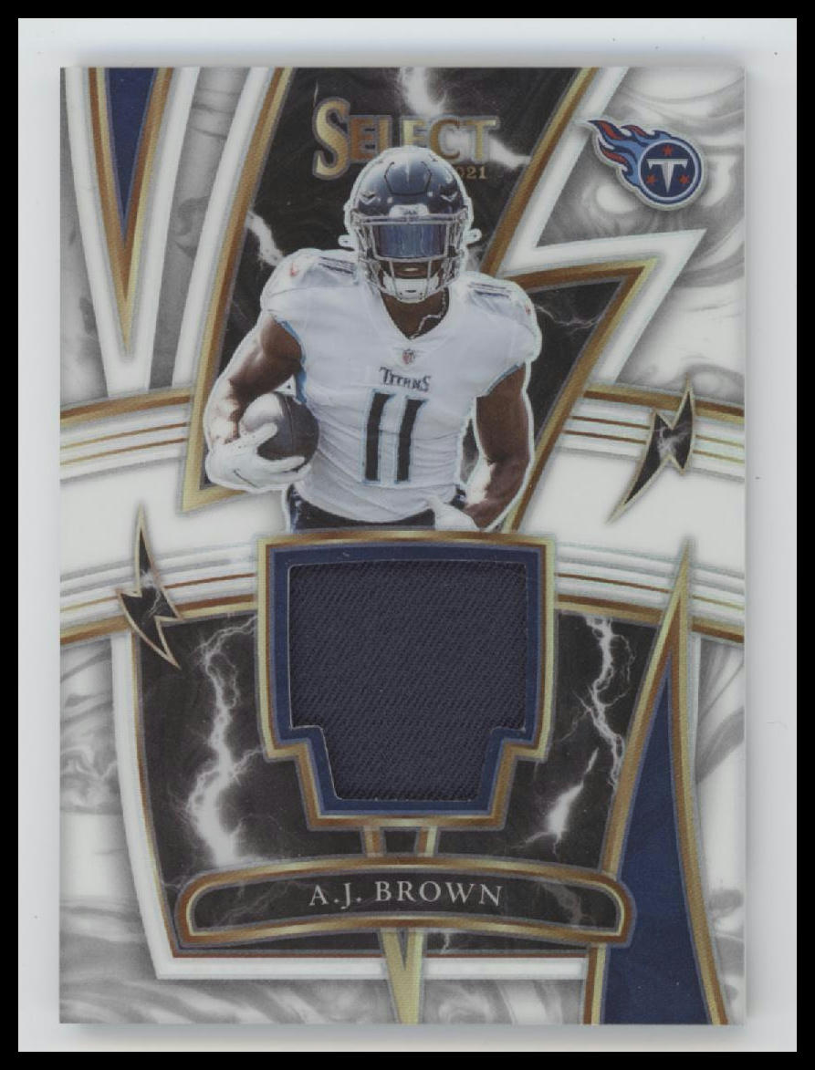 2021 Panini Select Sparks White Prizm A.J. Brown #/35 #SP-ABR