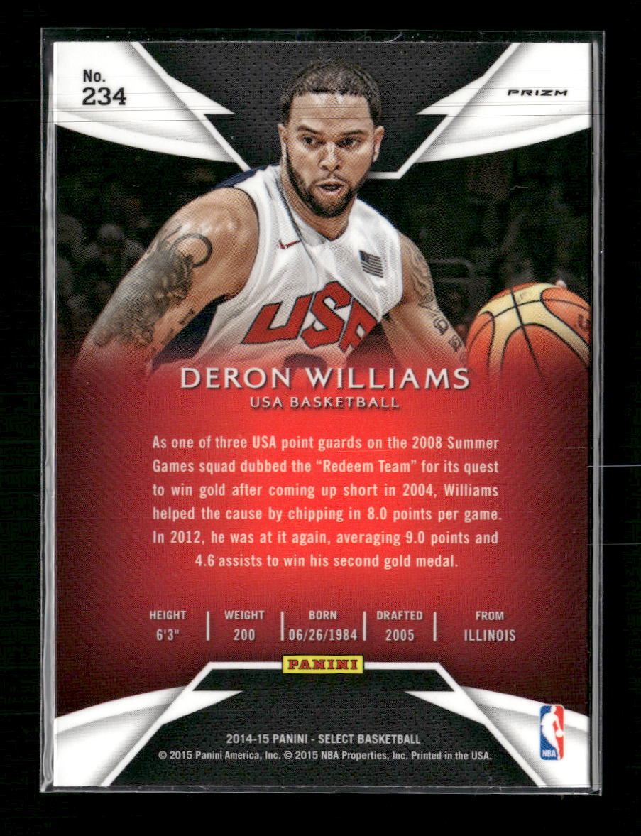 2014-15 Panini Select Prizms Silver Deron Williams #234
