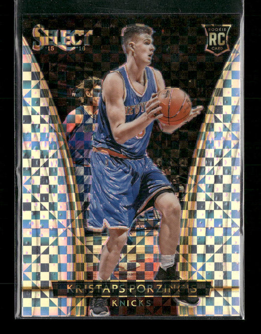 2015-16 Panini Select Silver Prizms Kristaps Porzingis #245