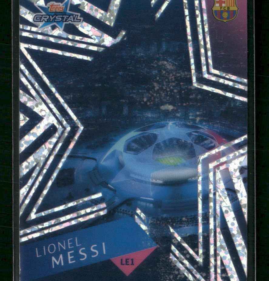 2019-20 Topps Crystal UEFA Champions League Limited Edition Lionel Messi #LE1