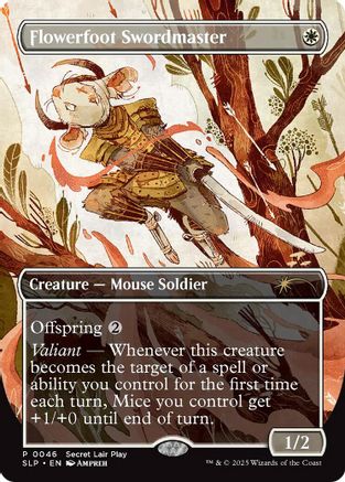 Flowerfoot Swordmaster (SLP-046) - Secret Lair Showdown