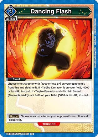 Dancing Flash (UEX05BT/KMY-3-045) - UEX05BT Demon Slayer Kimetsu no Yaiba Vol2