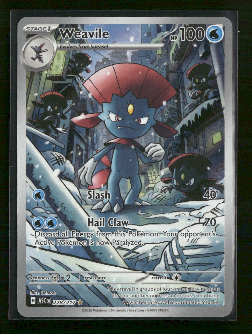 ME: Ascended Heroes Weavile #228/217