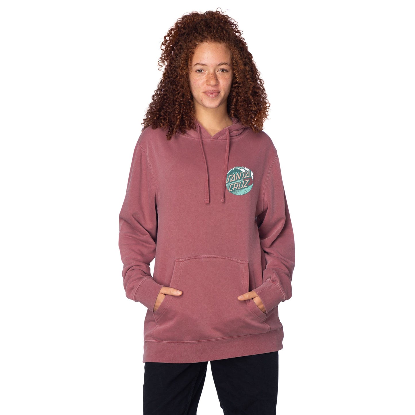 Santa Cruz Wave Dot P/O Womens Hooded Sweatshirt