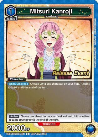 Mitsuri Kanroji (031) (UEPR/KMY-3-031) - UEX05BT Demon Slayer Kimetsu no Yaiba Vol2 Release Event Cards