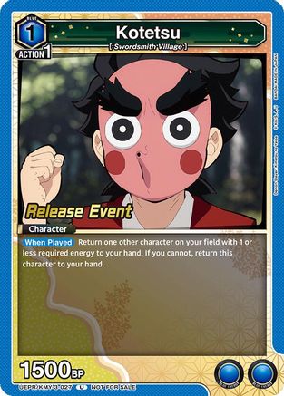 Kotetsu (UEPR/KMY-3-027) - UEX05BT Demon Slayer Kimetsu no Yaiba Vol2 Release Event Cards