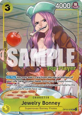 Jewelry Bonney (CS 25-26 Top Player Pack Vol. 2) (OP10-107) - One Piece Promotion Cards Foil - Golden Apple Comics