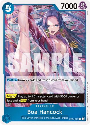 Boa Hancock - EB04-027 (EB04-027) - The Azure Sea's Seven Foil