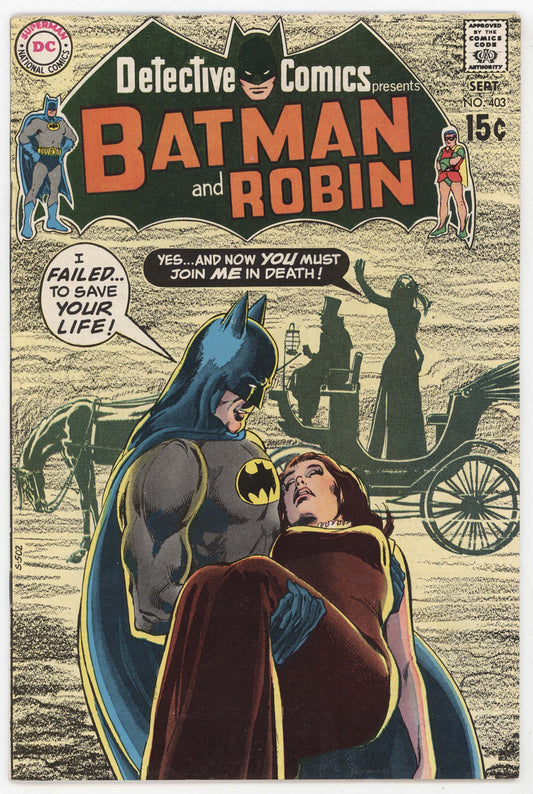 Batman Detective Comics 403 DC 1970 FN VF Neal Adams Robin