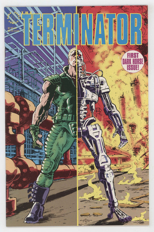 Terminator 1 Dark Horse 1990 NM John Arcudi Chris Warner Movie