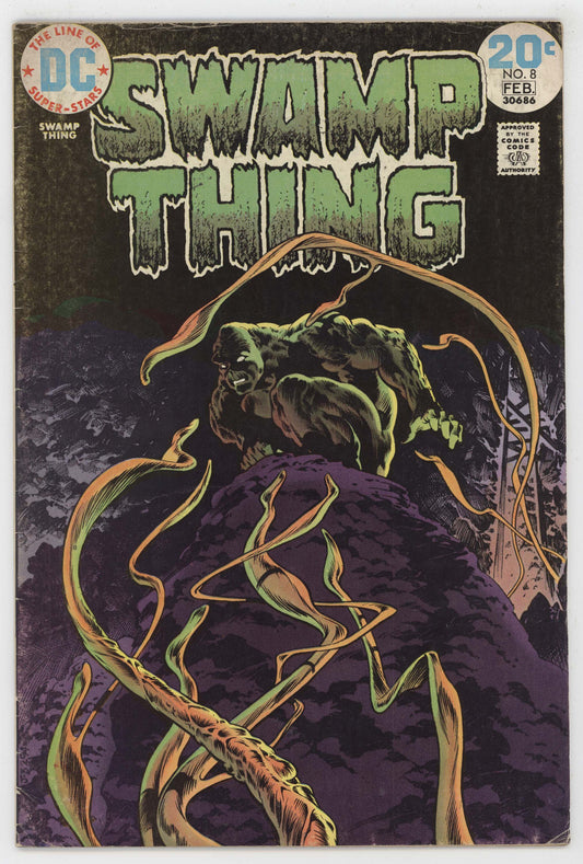 Swamp Thing 8 DC 1973 FN Bernie Wrightson Len Wein