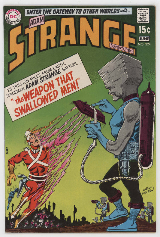 Strange Adventures 224 DC 1970 VF Murphy Anderson Adam Strange