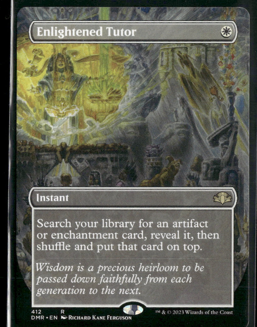 Dominaria Remastered Enlightened Tutor (Borderless) #412