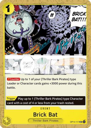 Brick Bat (OP14-117) - The Azure Sea's Seven - Golden Apple Comics