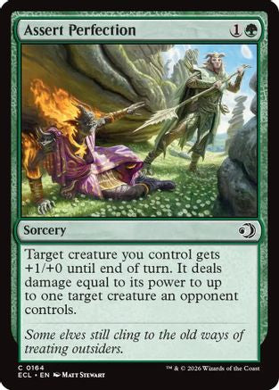 Assert Perfection (ECL-164) - Lorwyn Eclipsed Foil
