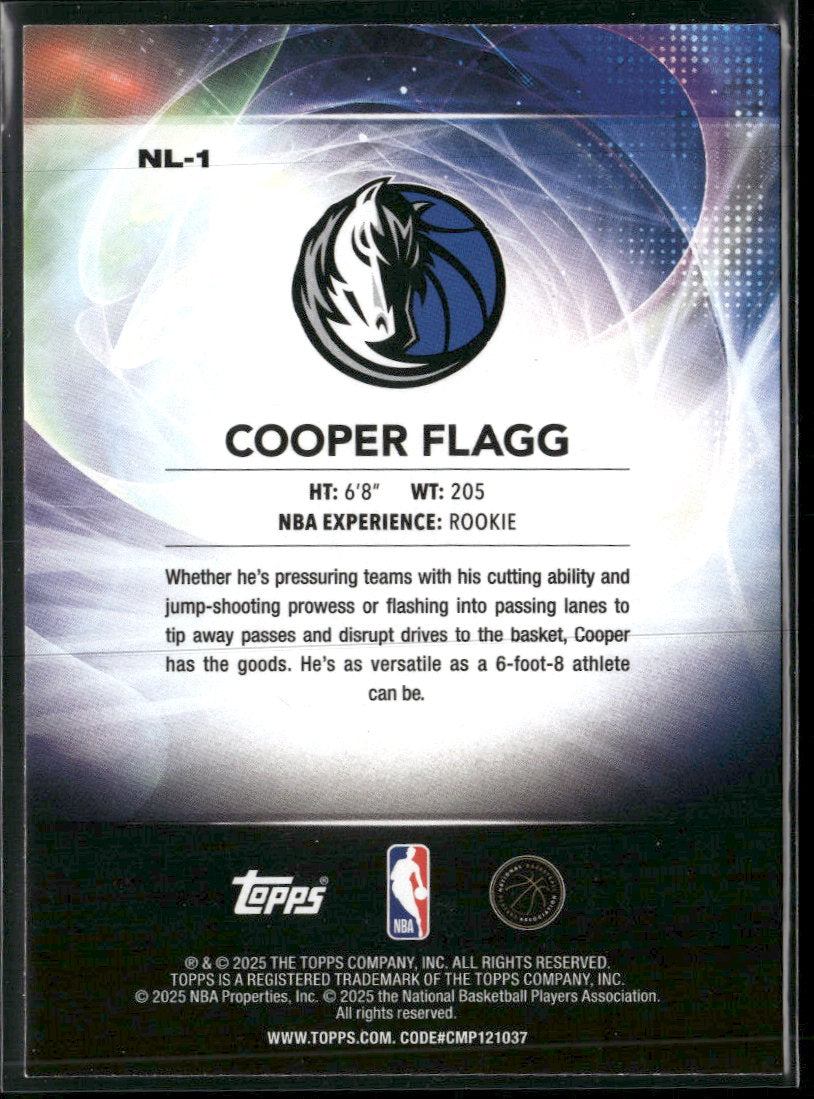 2025-26 Topps No Limit Cooper Flagg #NL-1