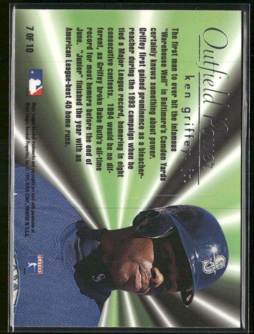 1995 Flair Outfield Power Ken Griffey, Jr. #7