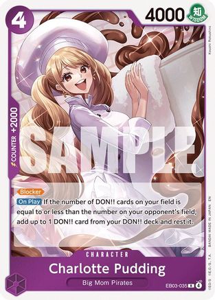 Charlotte Pudding (EB03-035) - Extra Booster: One Piece Heroines Edition Foil - Golden Apple Comics