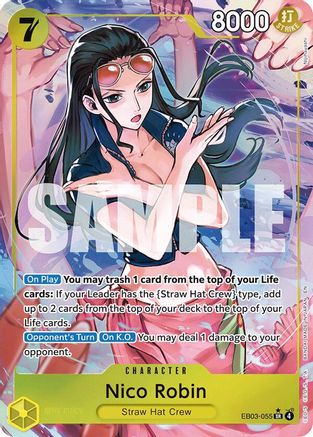 Nico Robin (055) (Alternate Art) (EB03-055) - Extra Booster: One Piece Heroines Edition Foil - Golden Apple Comics