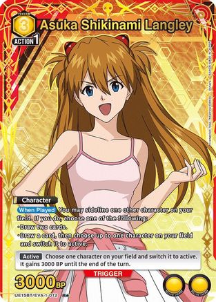 Asuka Shikinami Langley (012) (R*) (UE15BT/EVA-1-012) - UE15BT Evangelion New Theatrical Edition Foil