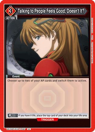 Talking to People Feels Good, Doesn't It? (UE15BT/EVA-1-097) - UE15BT Evangelion New Theatrical Edition
