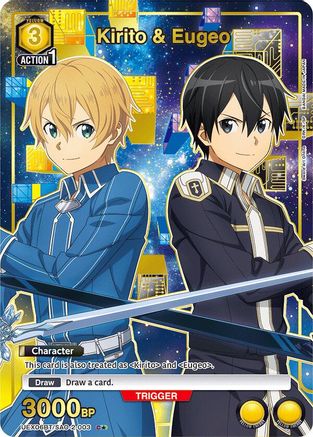 Kirito & Eugeo (C*) (UEX06BT/SAO-2-003) - UEX06BT Sword Art Online Vol2 Foil