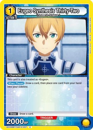 Eugeo Synthesis Thirty-Two (UEX06BT/SAO-2-007) - UEX06BT Sword Art Online Vol2