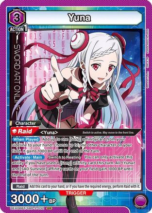 Yuna (032) (UEX06BT/SAO-2-032) - UEX06BT Sword Art Online Vol2 Foil