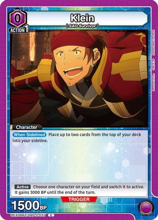 Klein (037) (UEX06BT/SAO-2-037) - UEX06BT Sword Art Online Vol2