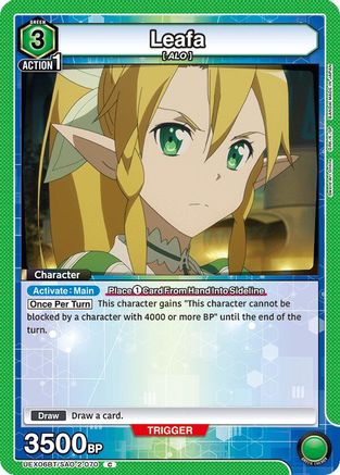 Leafa (070) (UEX06BT/SAO-2-070) - UEX06BT Sword Art Online Vol2
