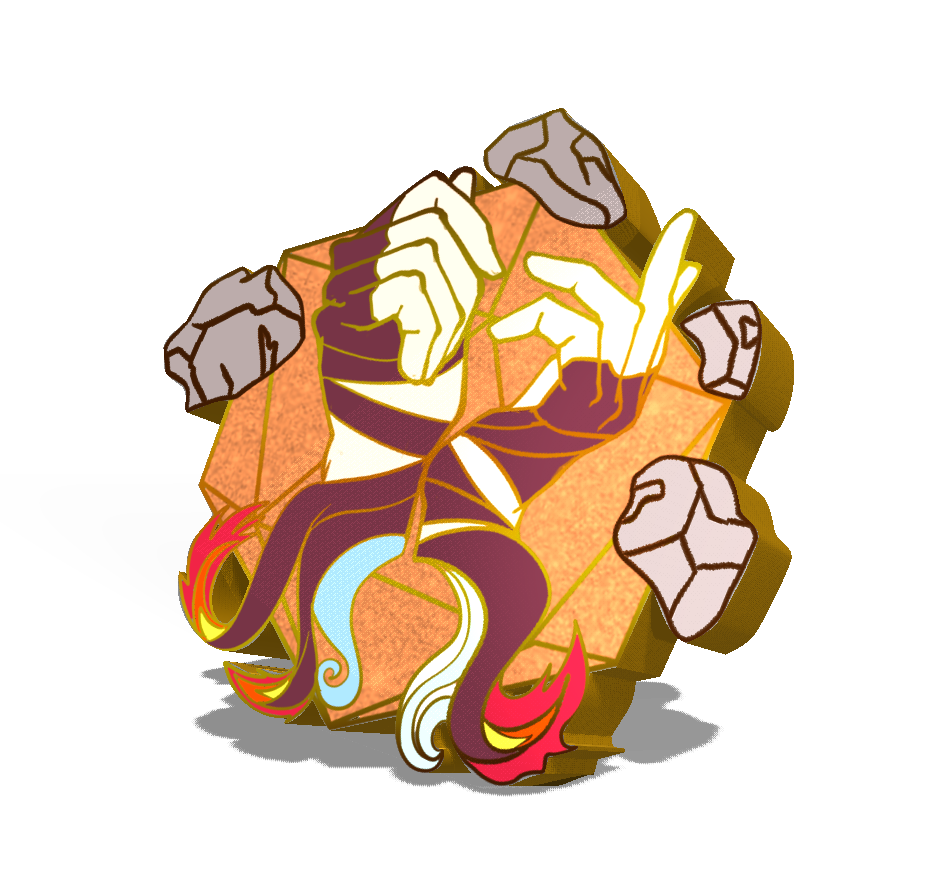 Dungeons & Dragons Role: Monk Enamel Pin - Golden Apple Comics